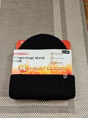 Women's Thermal Knit Hat - Black